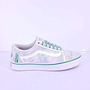 Vans x Crayola ComfyCush Old Skool Gray Green Sneakers Women’s 8 Men’s 6.5
